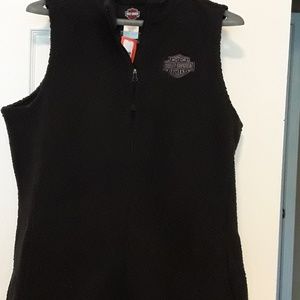 Harley Davidson fleece men's vest